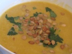 Buttermilk pumpkin curry soup